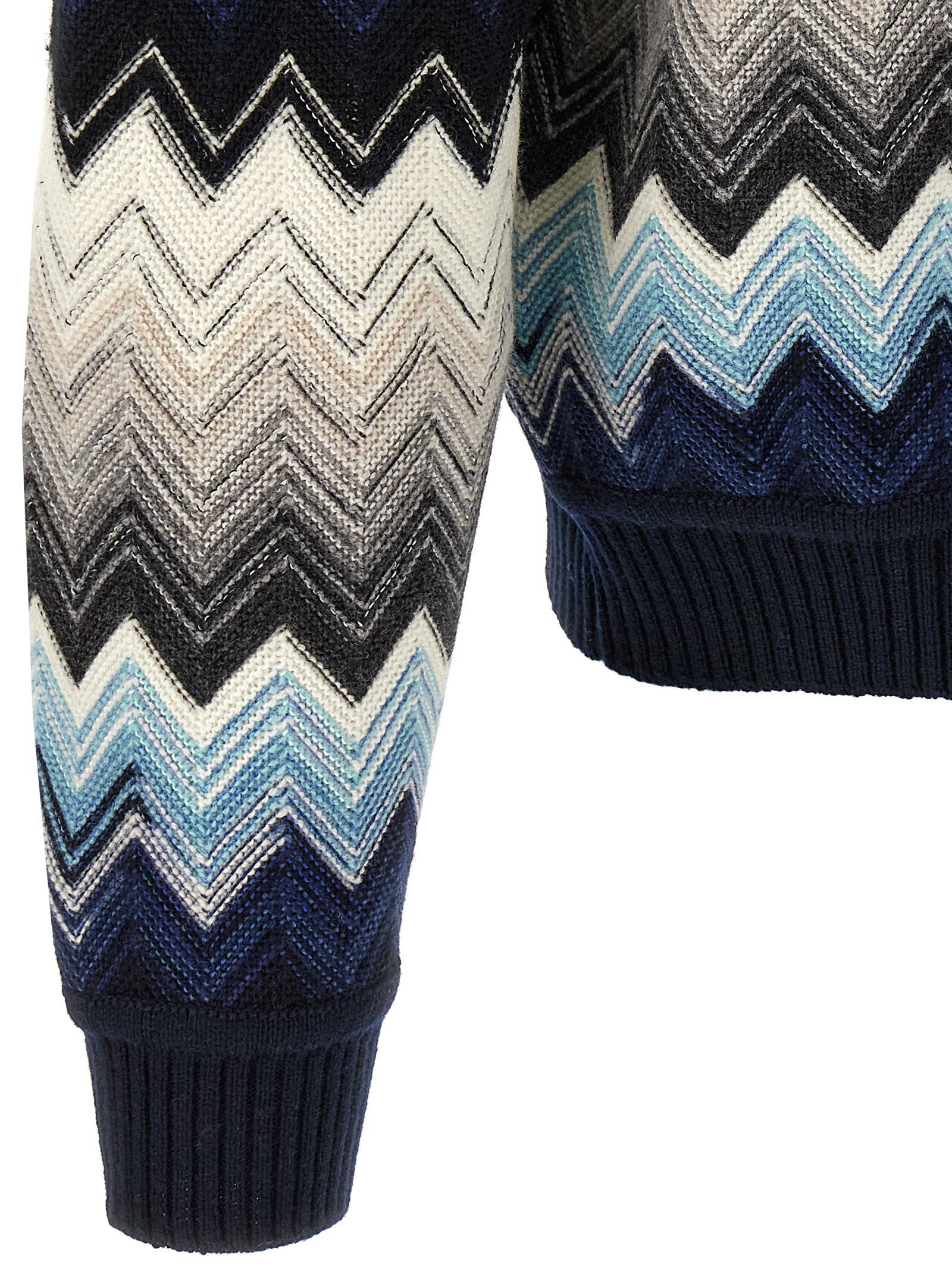Missoni Caperdoni multicolor zigzagtrui, achteraanzicht