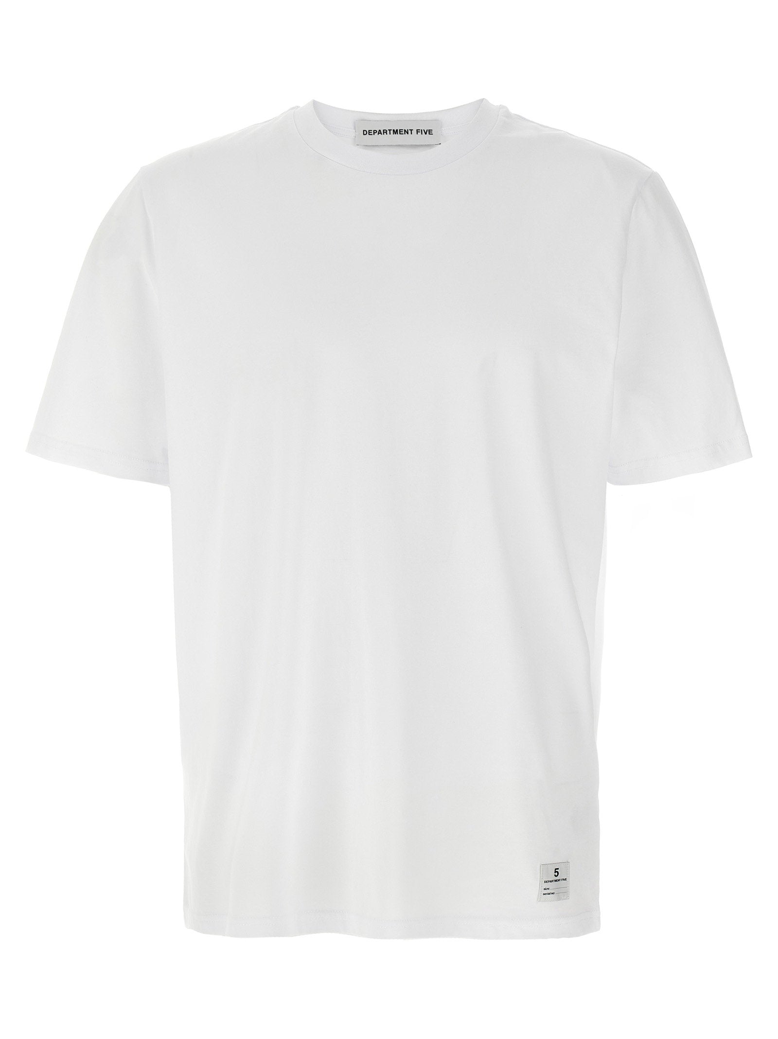 Department 5 Bold Gerecyclede Vezels T-shirt Wit Topwear Department 5