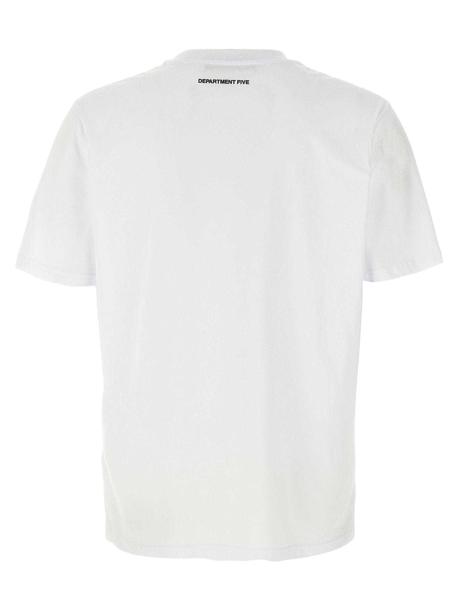 Department 5 Bold Gerecyclede Vezels T-shirt Wit Topwear Department 5