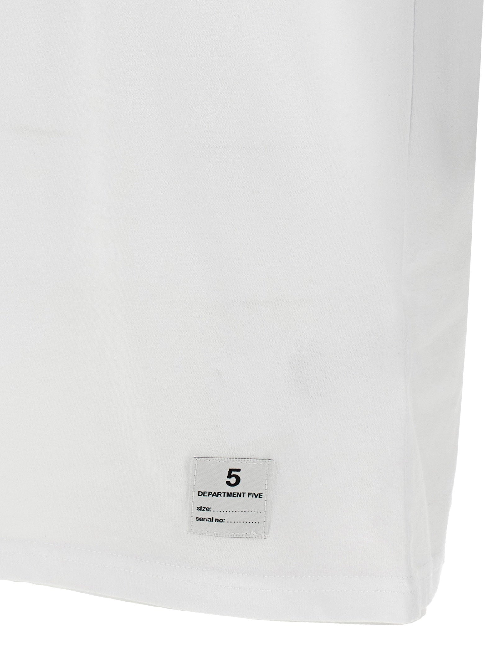 Department 5 Bold Gerecyclede Vezels T-shirt Wit Topwear Department 5