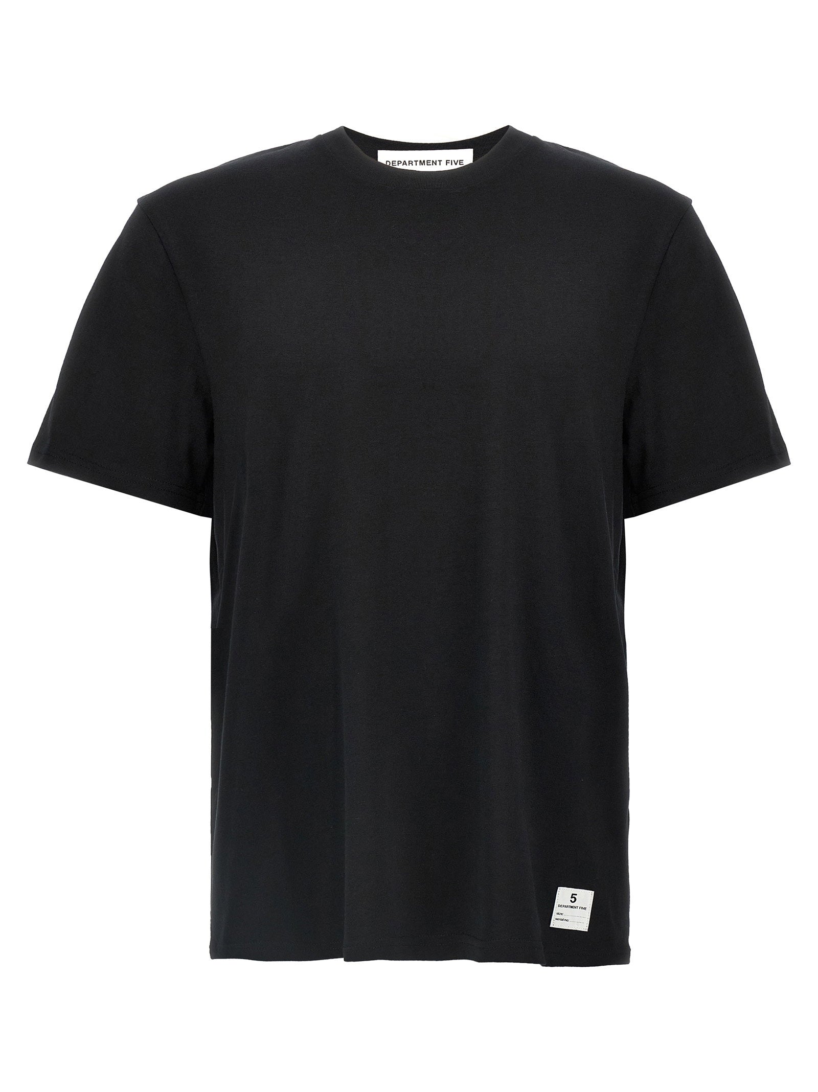 Department 5 Bold zwart Logo T-shirt voorzijde