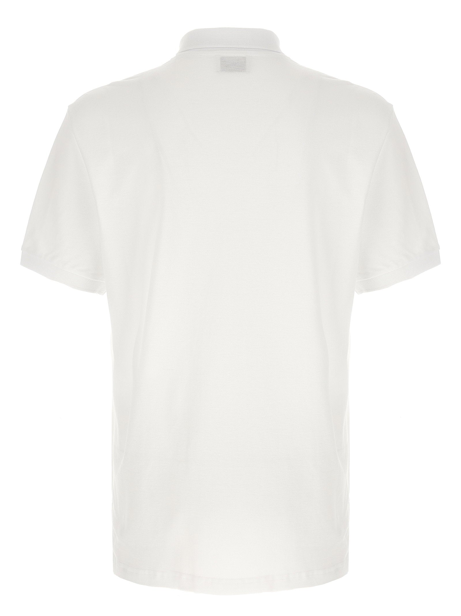Moschino Teddy Bear Poloshirt Wit - detail meetlint-print