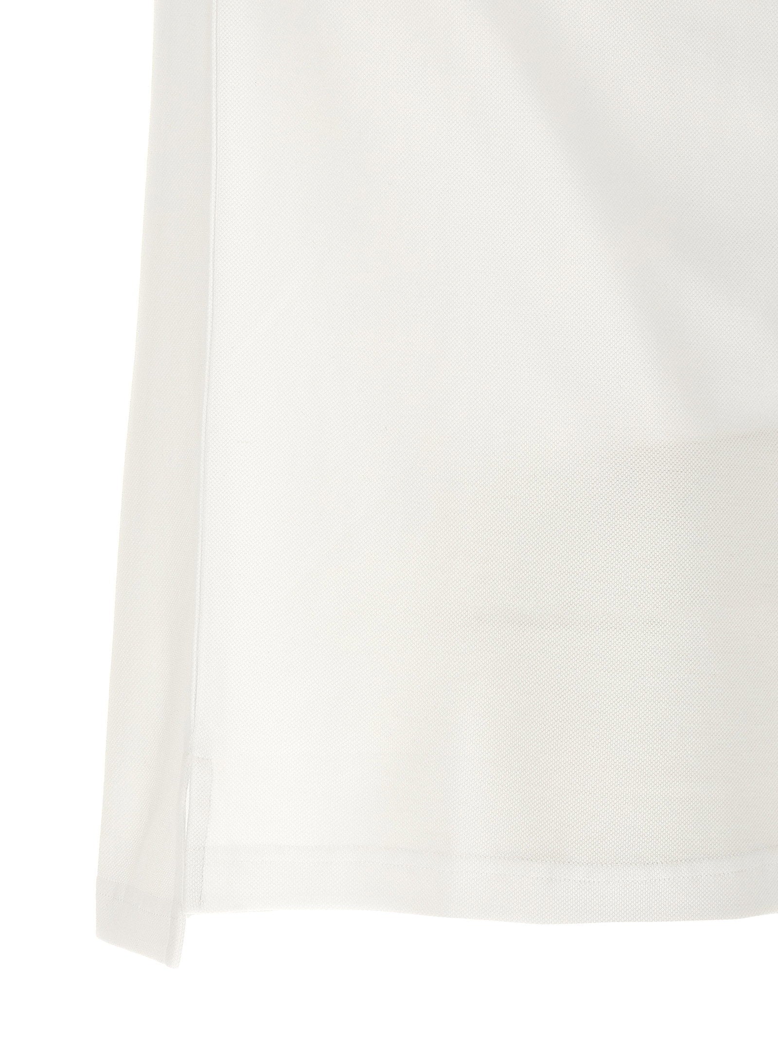 Moschino Teddy Bear Poloshirt Wit - detail kraag