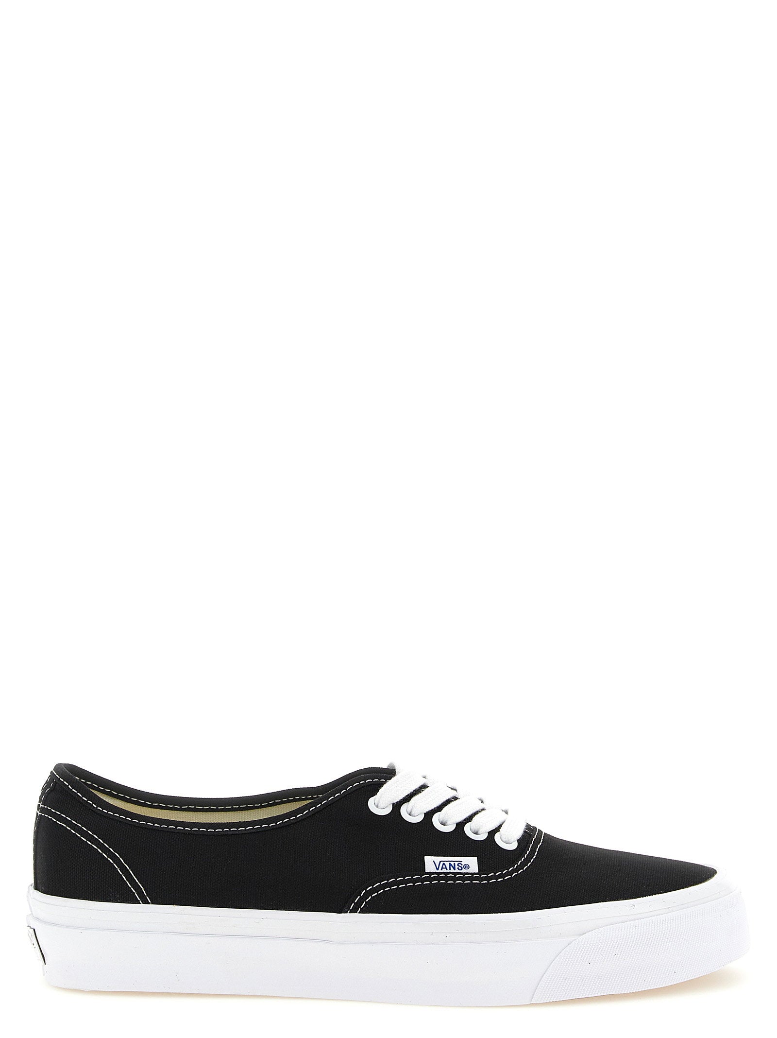 Vans Premium Authentic 44 Sneakers met Lederen Voering Zwart/Wit-thumbmail-1