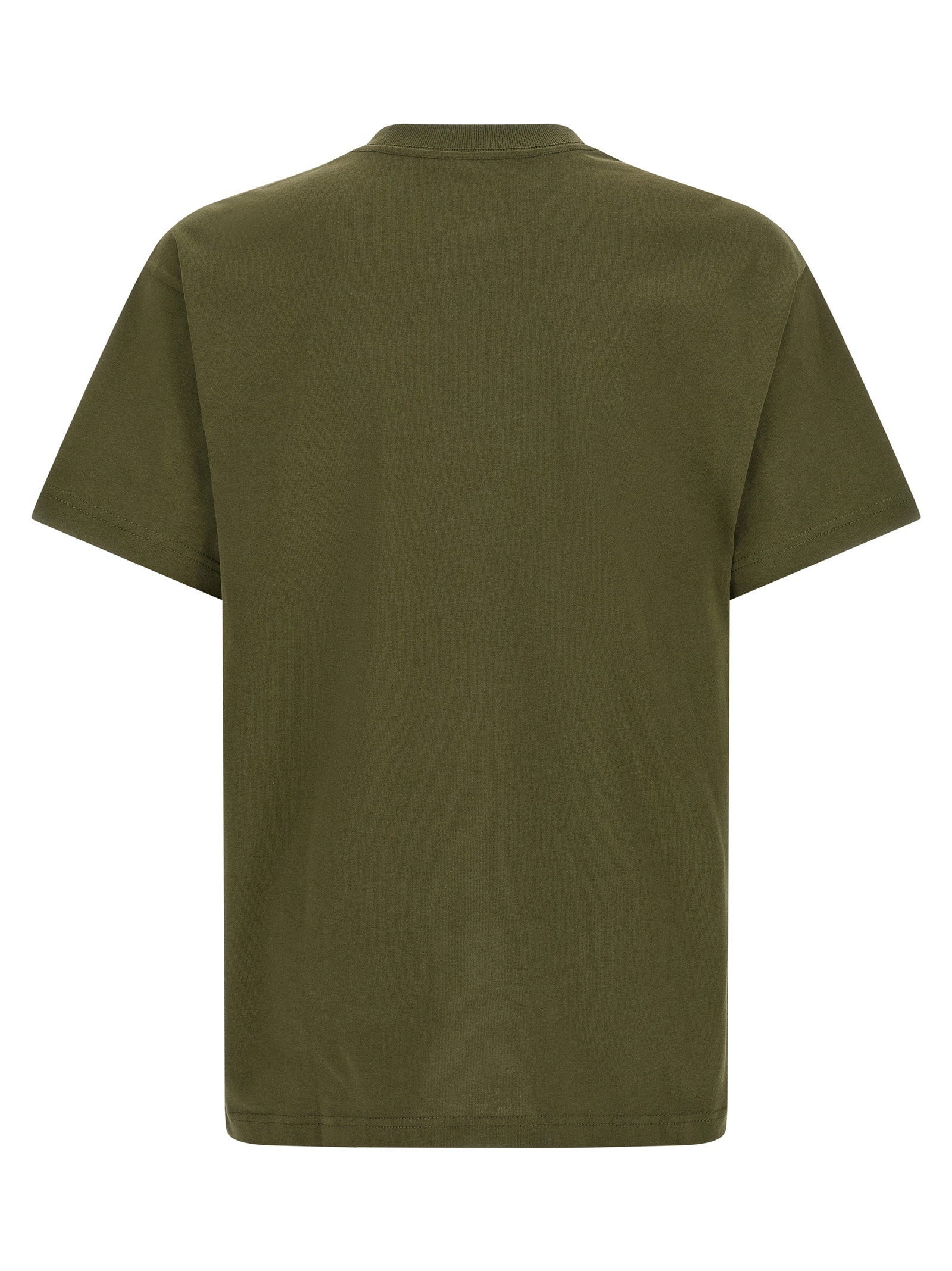 Vans Salton T-shirt grijsgroen effen achterzijde