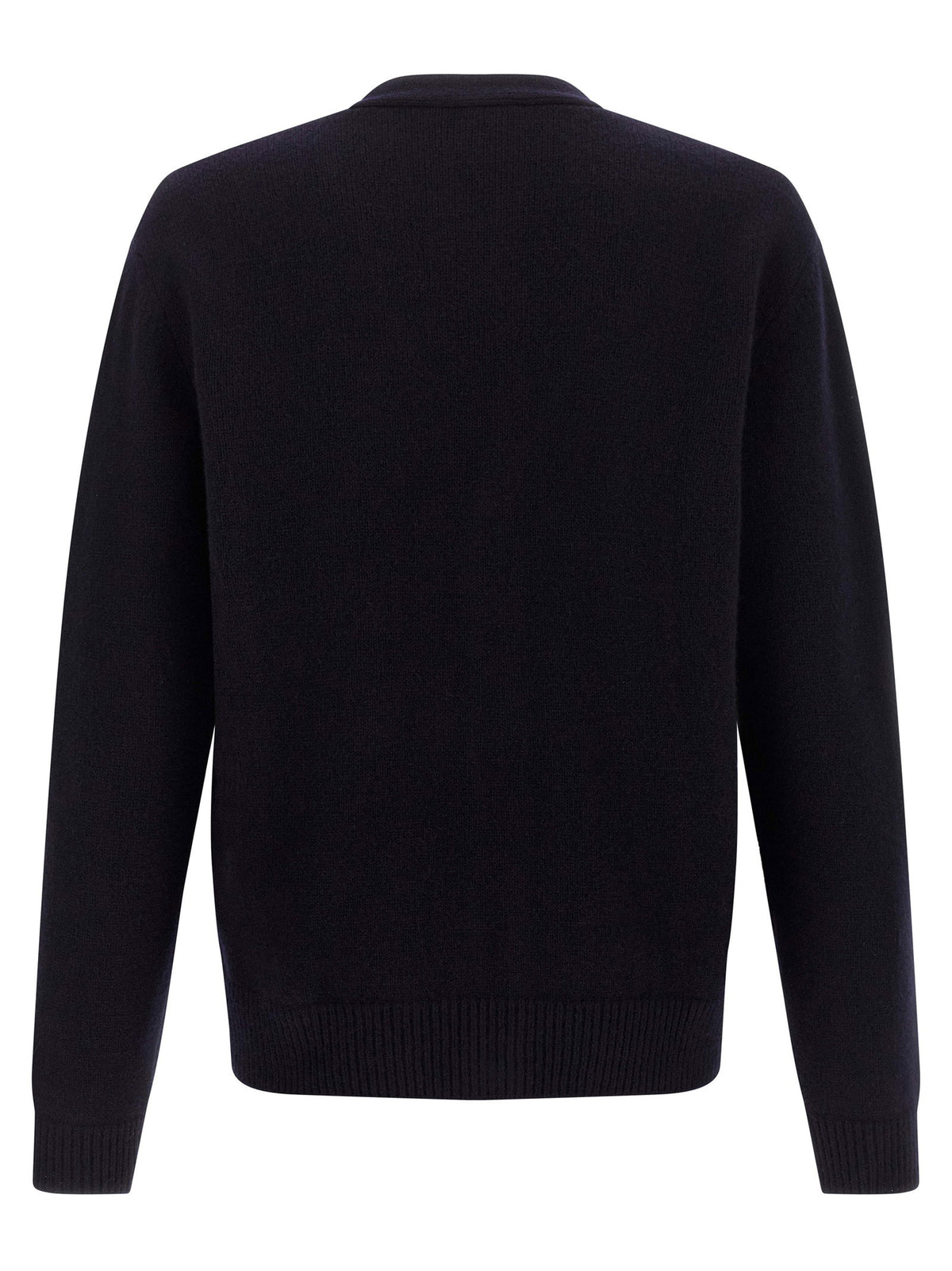 A.P.C. Kevin Cardigan V-hals Zuivere Wol Middernachtblauw-thumbmail-2