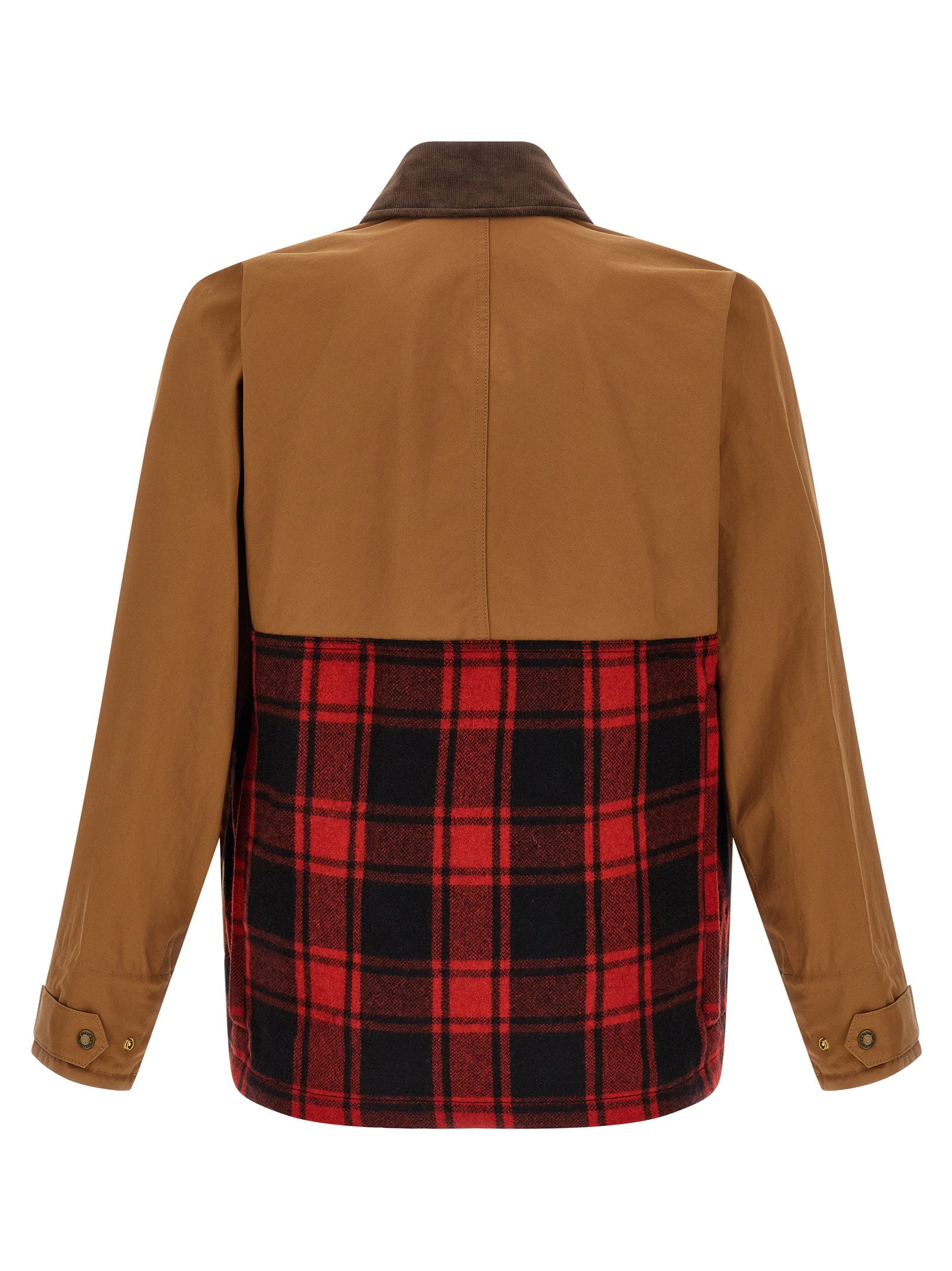 Junya Watanabe MAN x Filson Flannel Check Jacket Brown-thumbmail-2