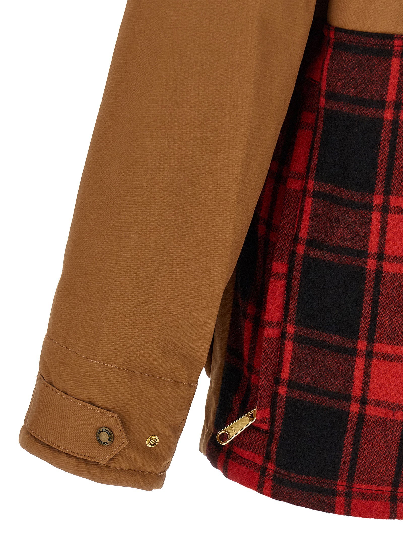 Junya Watanabe MAN x Filson Flannel Check Jacket Brown-thumbmail-4