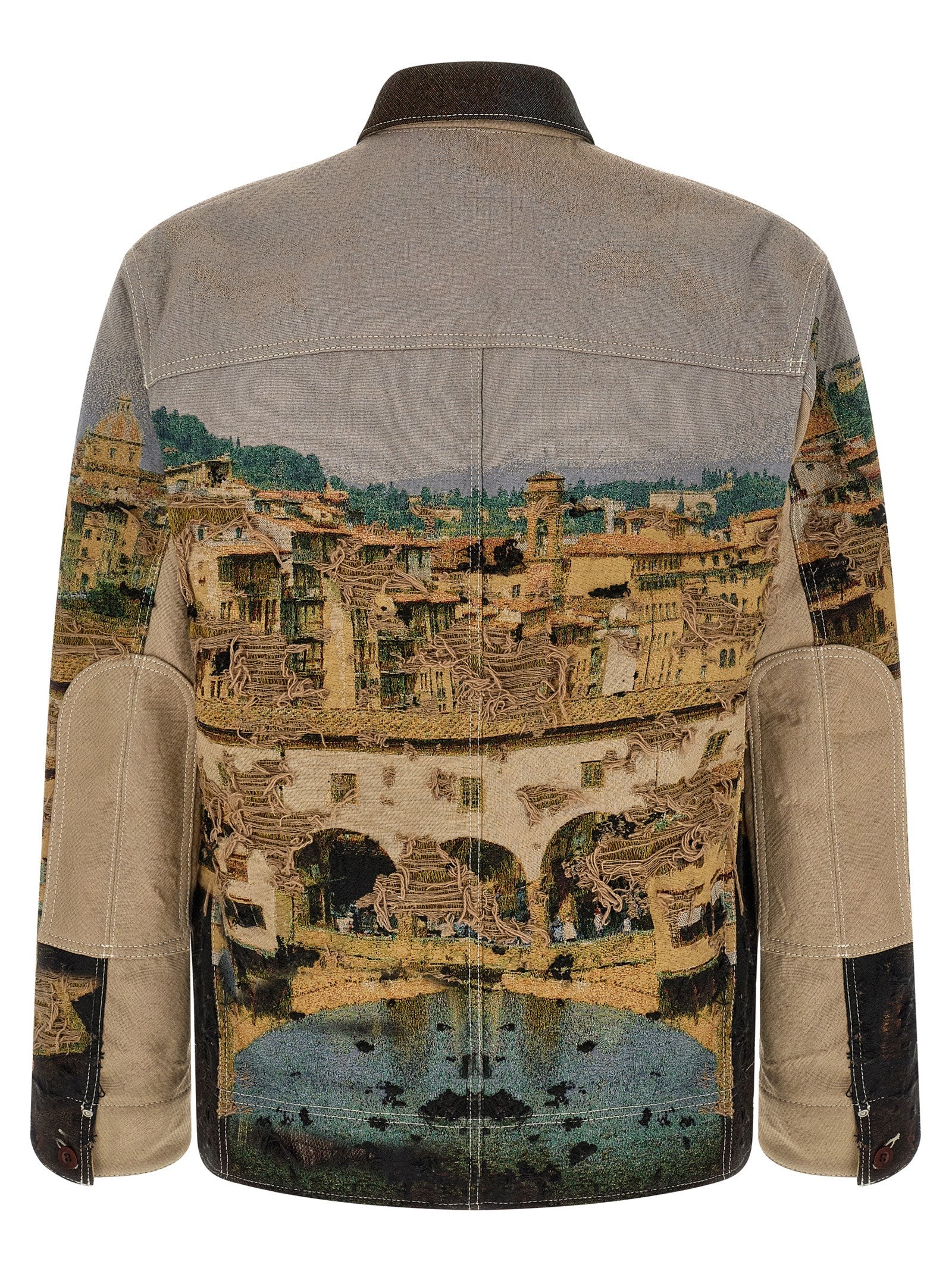 Junya Watanabe MAN Jacquard Square Jacket Multicolour-thumbmail-2