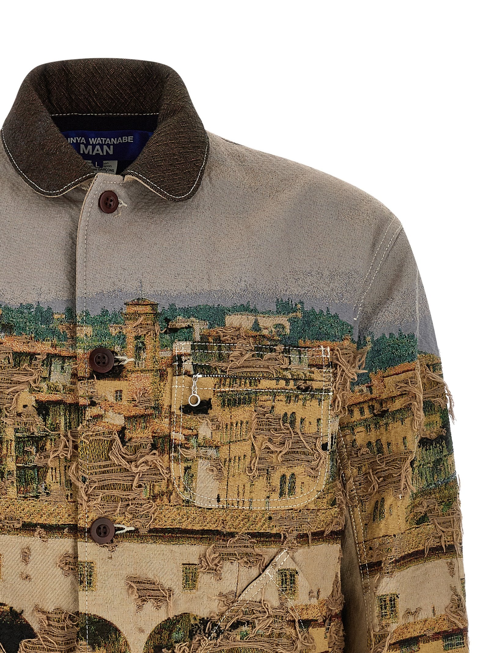 Junya Watanabe MAN Jacquard Square Jacket Multicolour-thumbmail-3