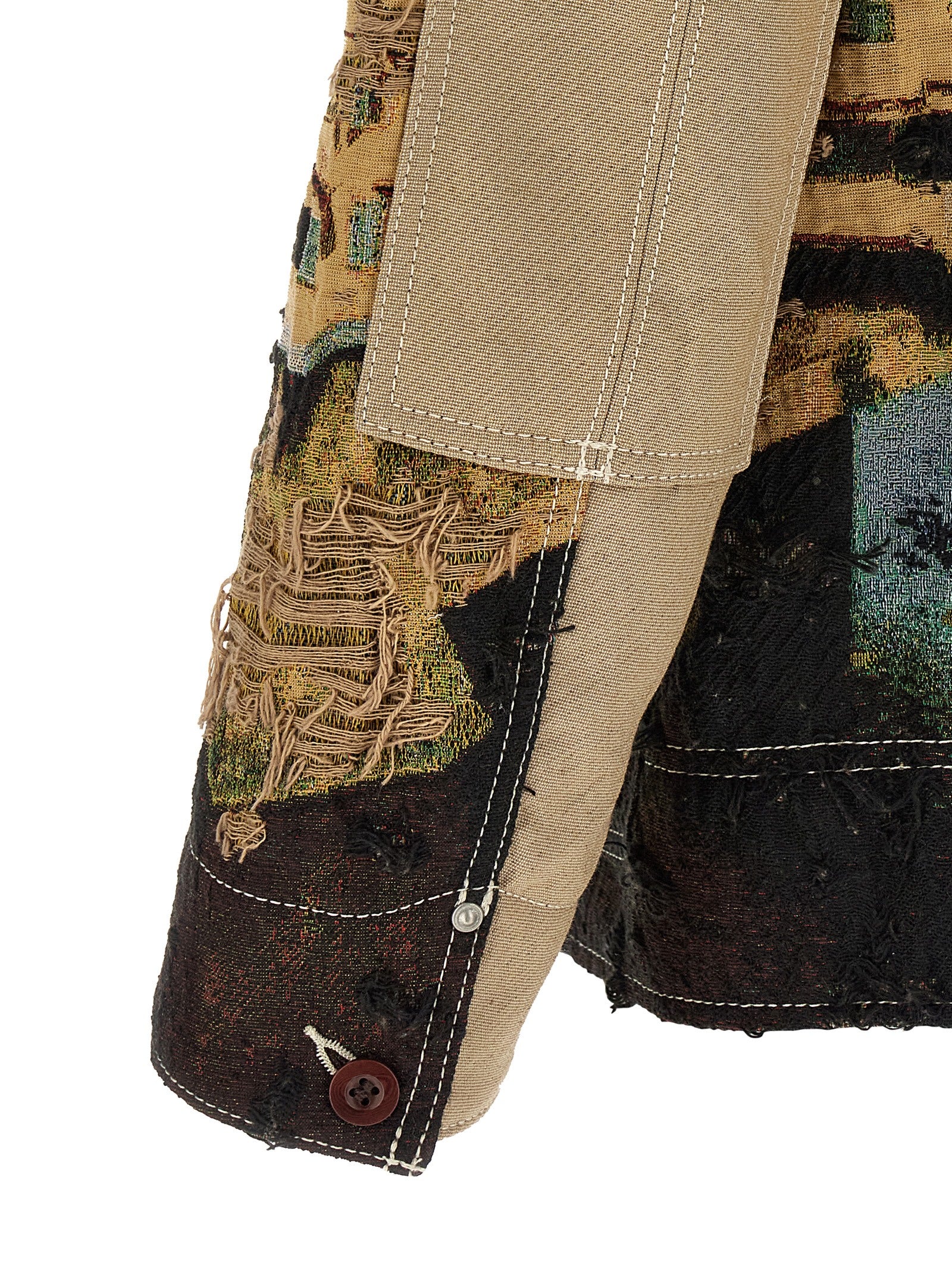 Junya Watanabe MAN Jacquard Square Jacket Multicolour-thumbmail-4