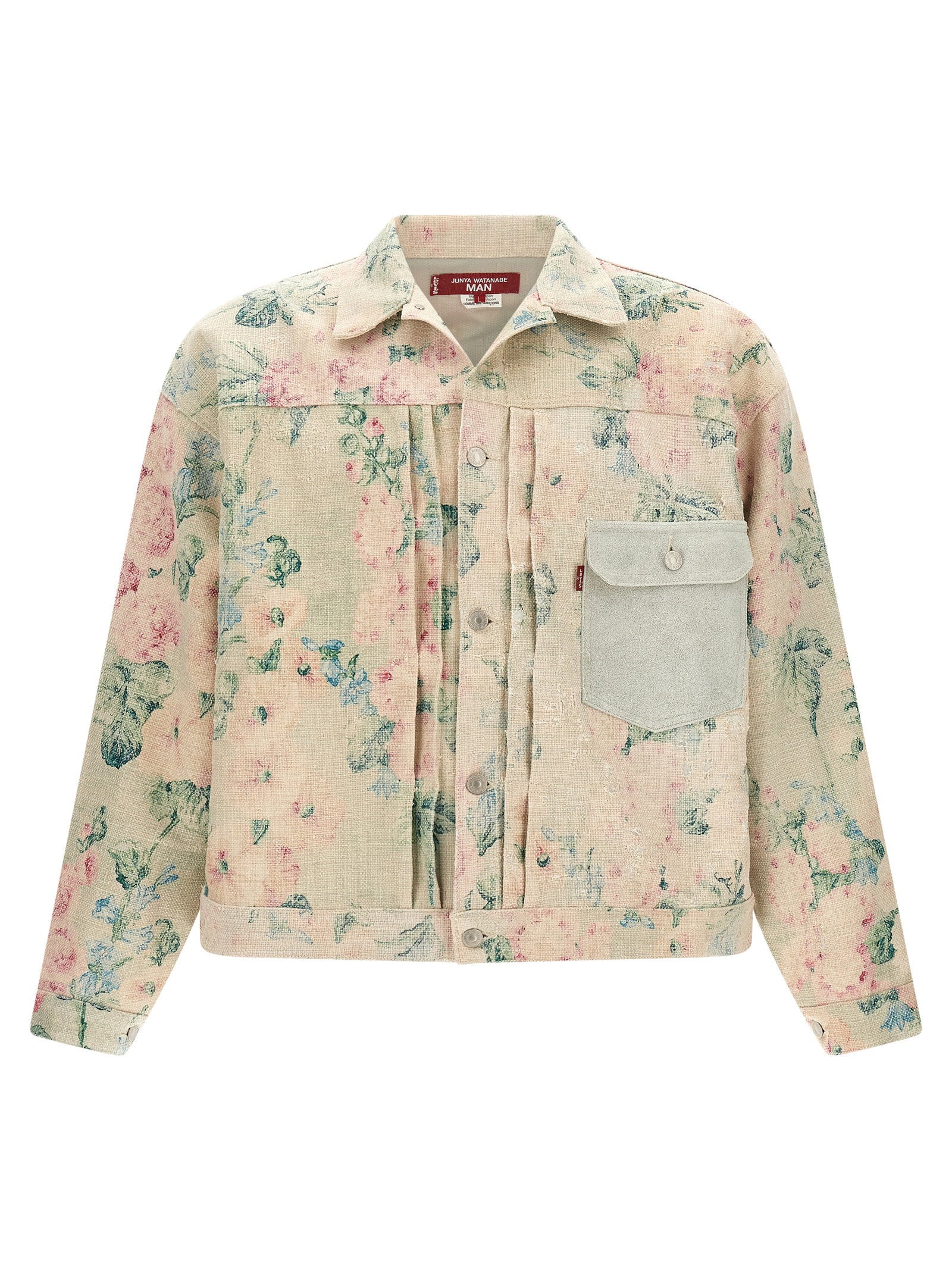Junya Watanabe x Levi's Floral Tapestry Trucker Jack Beige