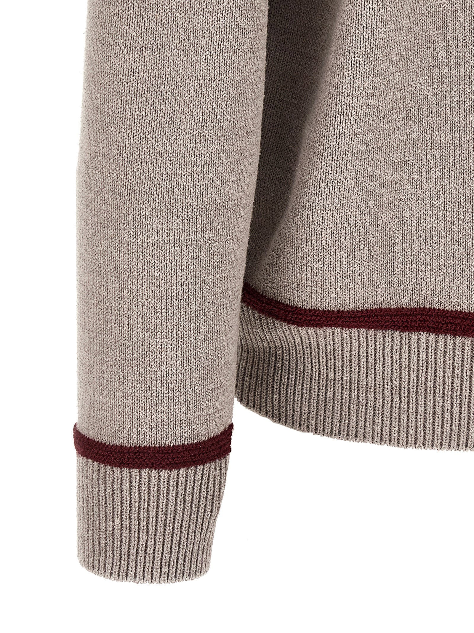 Junya Watanabe Wollen Intarsia Jacquard House Sweater Paars-thumbmail-4