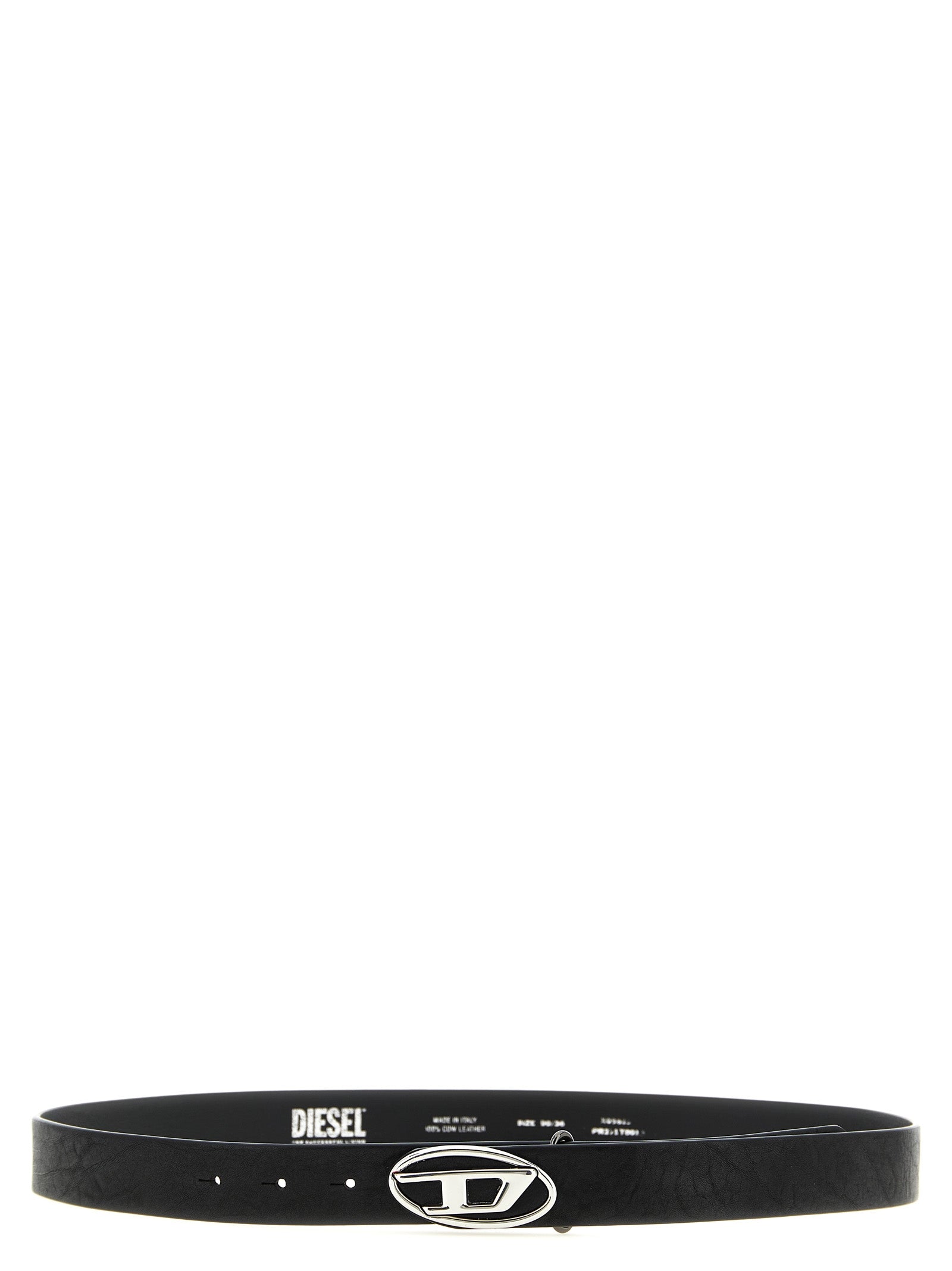 Diesel B-1dr Layer Hammered Leather Belt