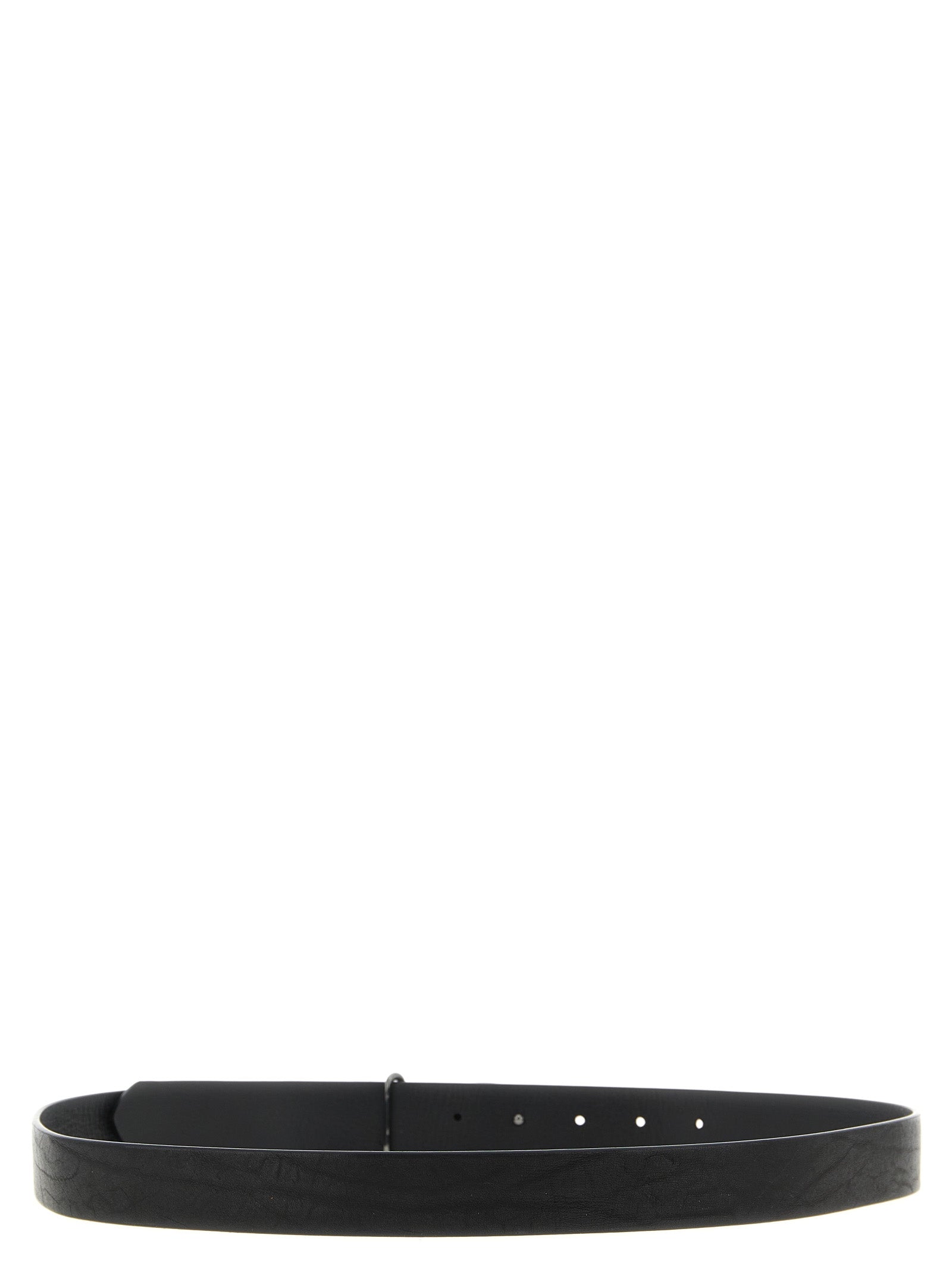 Diesel B-1dr Layer Hammered Leather Belt