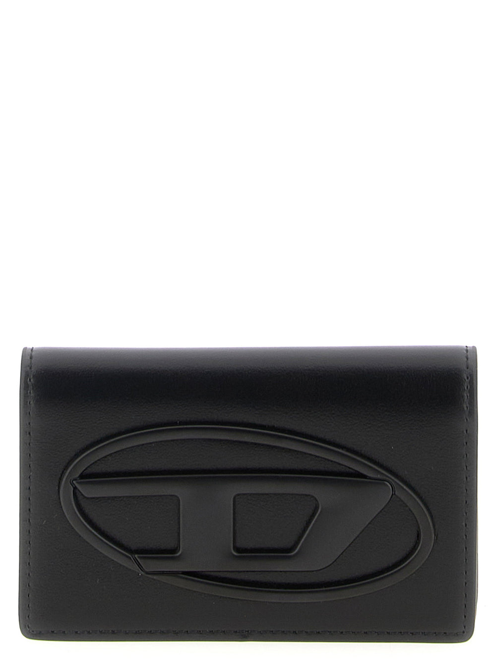 Diesel Holi-D Card Holder S II Glad Leer Zwart Small Leather Goods Diesel