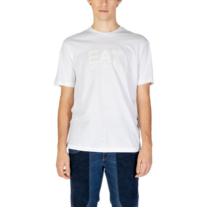 EA7 Visibility Cotton-Jersey Crew-Neck T-Shirt