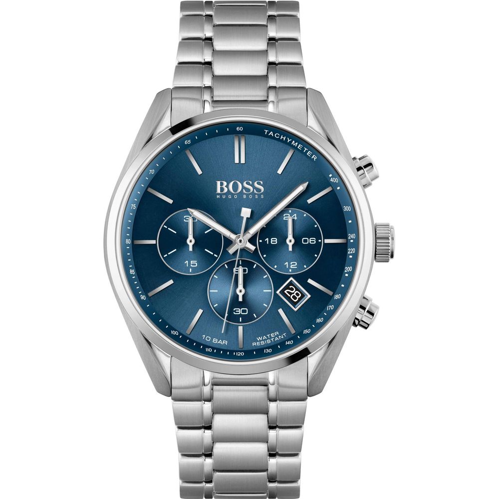 Hugo Boss Gray Stainless Steel Dress Watch - The Gentlemen's Vault