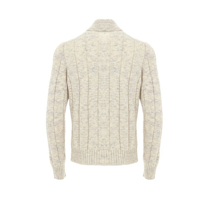 Gran Sasso Gray Wool Cardigan - The Gentlemen's Vault