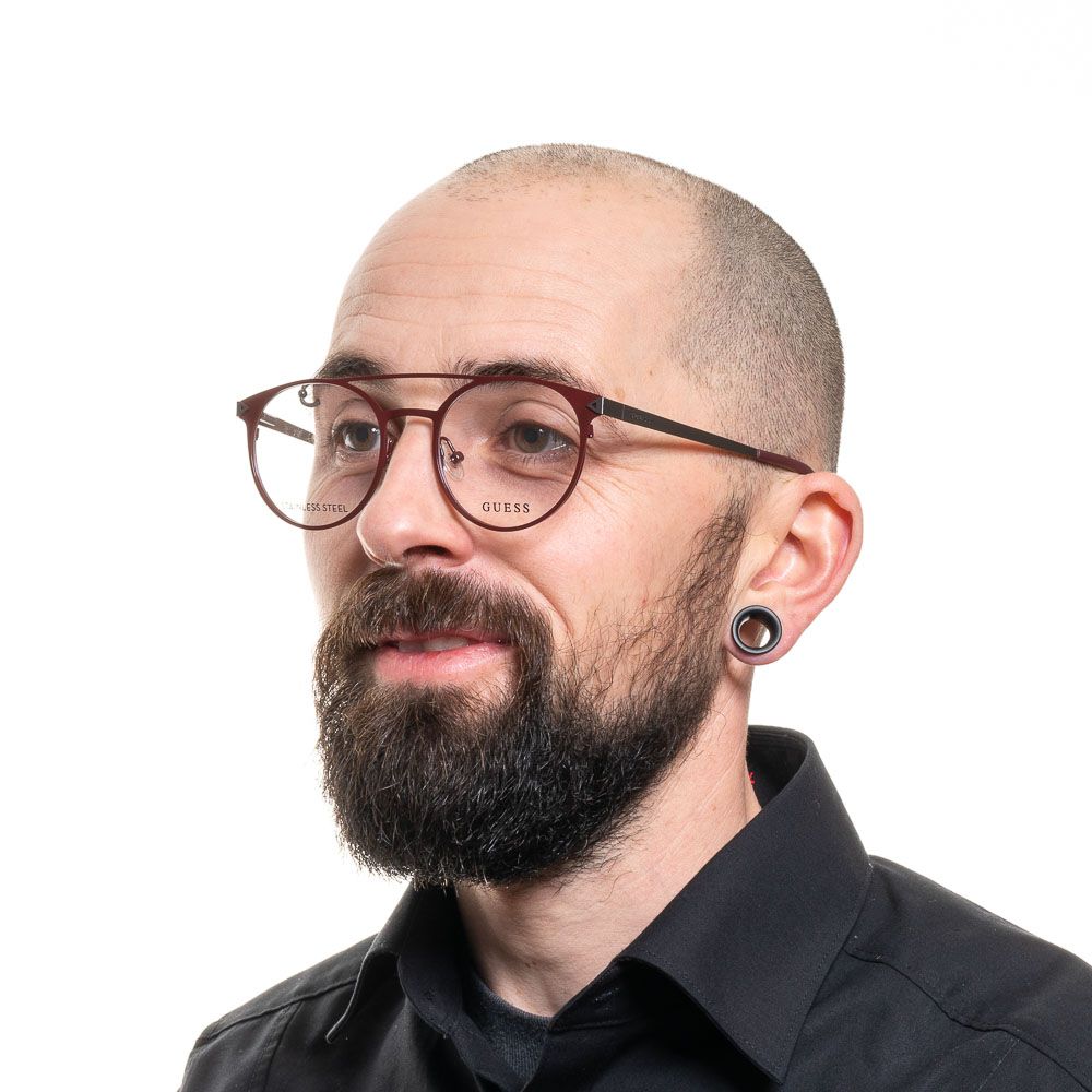 Guess Red Men Glasses Frame - The Gentlemen's Vault