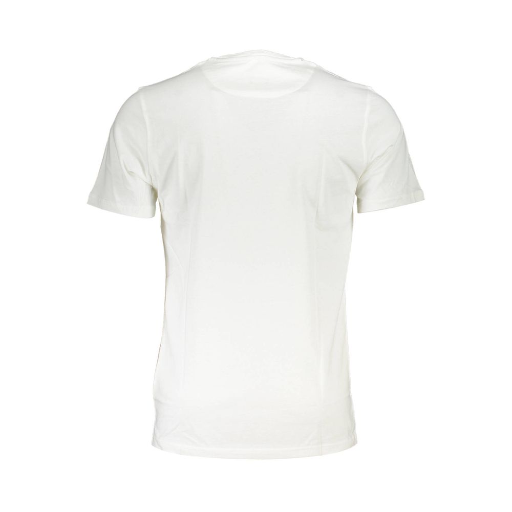 Harmont & Blaine White Cotton T-Shirt - The Gentlemen's Vault