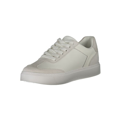 Calvin Klein White Leather Men Sneaker - The Gentlemen's Vault