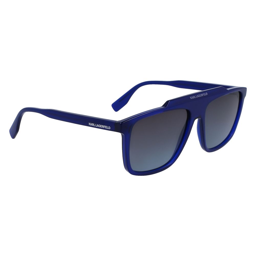 Karl Lagerfeld Blue Injected Sunglasses - The Gentlemen's Vault