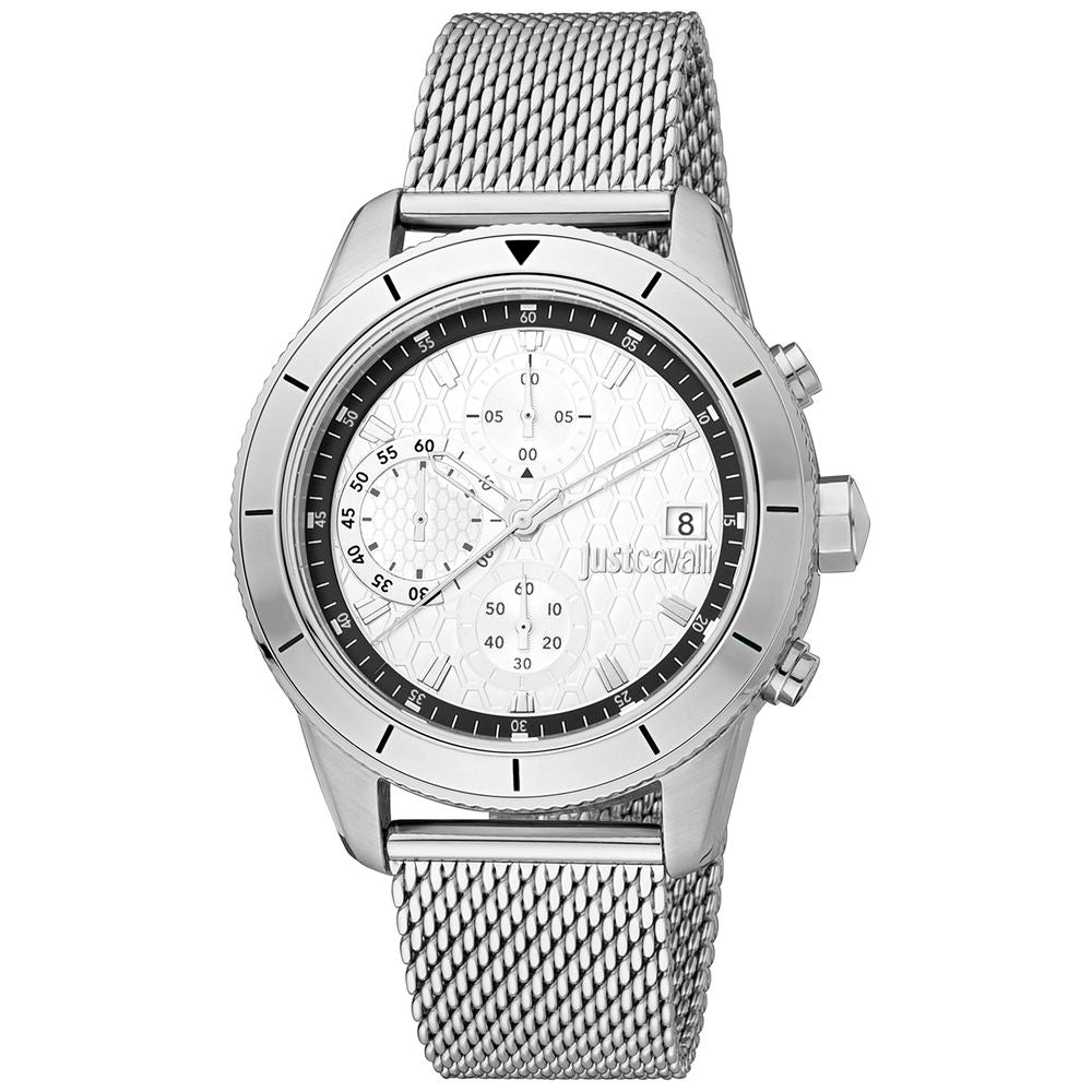 Just Cavalli Gray Stainless Steel Dress Watch - The Gentlemen's Vault