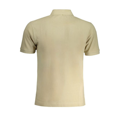 La Martina Beige Cotton Polo Shirt - The Gentlemen's Vault