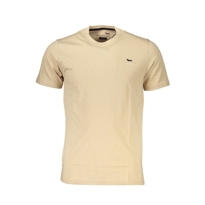 Harmont & Blaine Beige Cotton T-Shirt - The Gentlemen's Vault