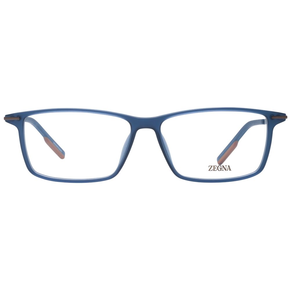Ermenegildo Zegna Blue Men Glasses Frame - The Gentlemen's Vault