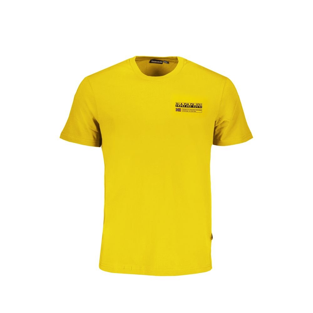 Napapijri Yellow Cotton T-Shirt - The Gentlemen's Vault
