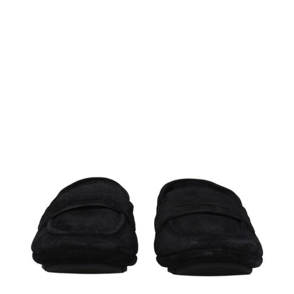 Dolce & Gabbana Black Leather Slip - On Loafers - The Gentlemen's Vault