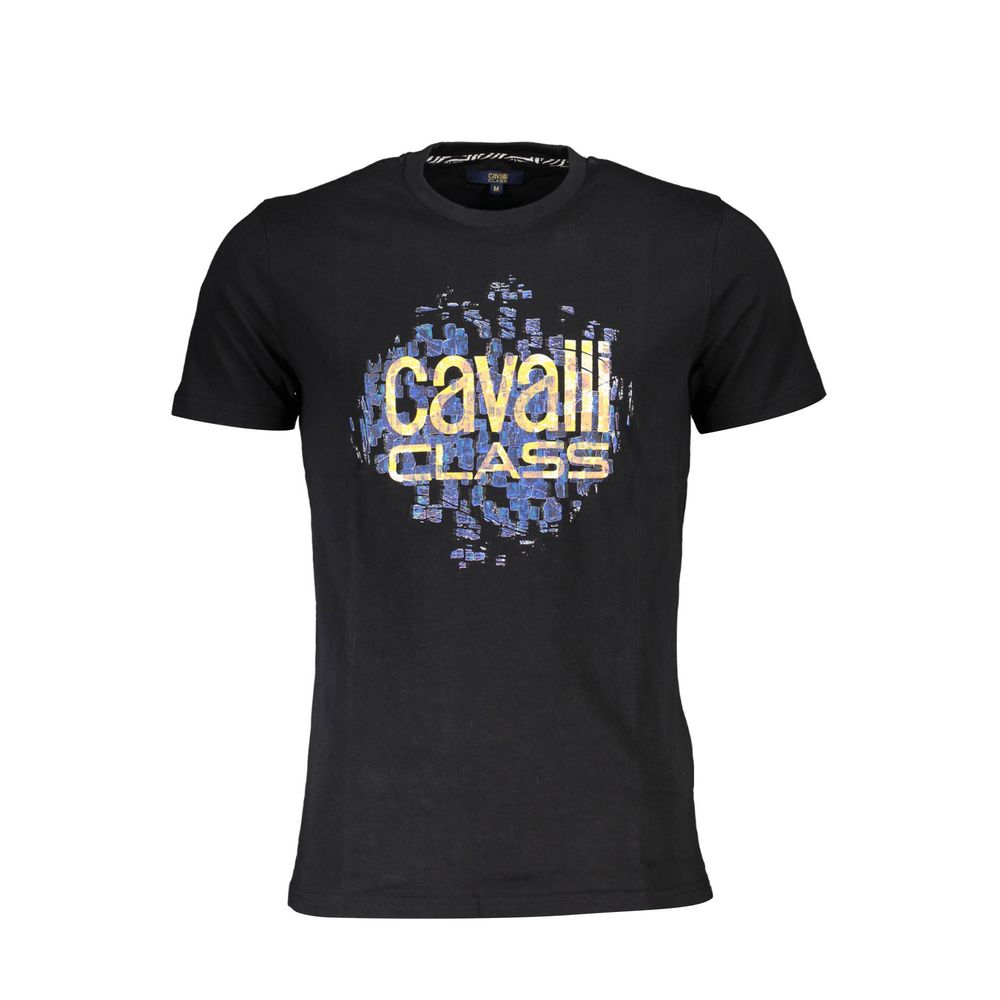 Cavalli Class Black Cotton T-Shirt - The Gentlemen's Vault