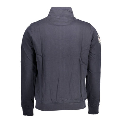 U.S. POLO ASSN. Blue Cotton Men Sweater - The Gentlemen's Vault
