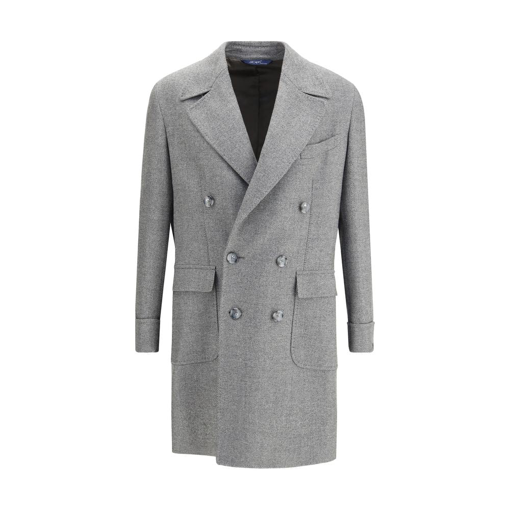 Gi Capri Gray Fleece Wool Coat - The Gentlemen's Vault