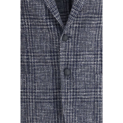Tagliatore Blue Wool Coat - The Gentlemen's Vault