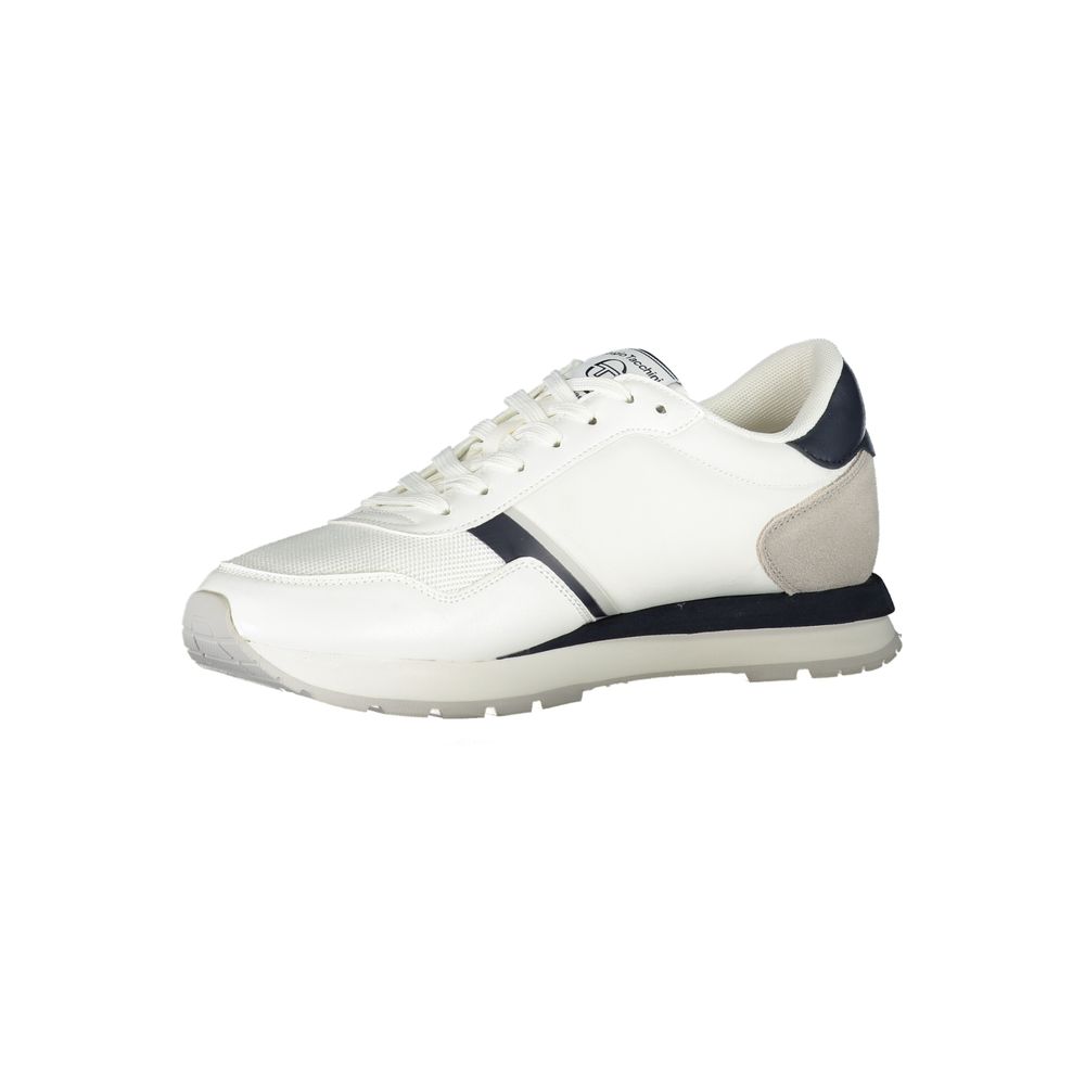 Sergio Tacchini White Polyester Sneaker - The Gentlemen's Vault