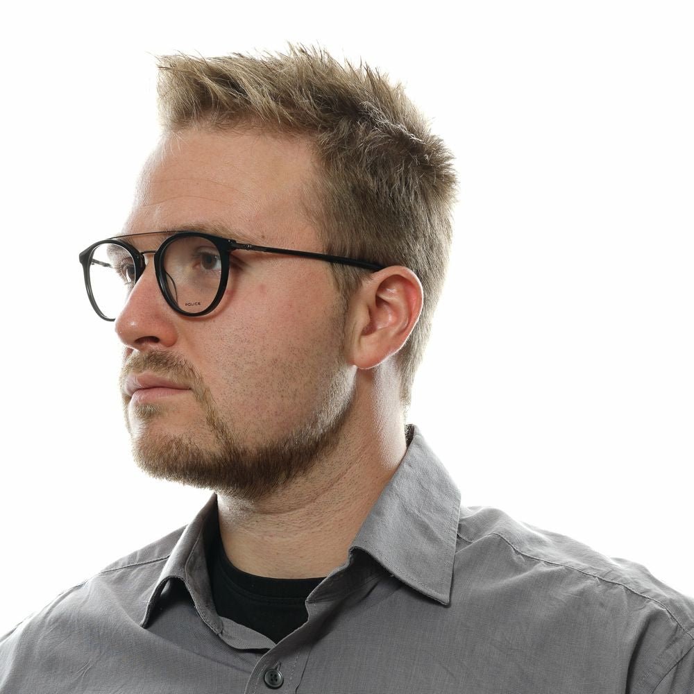 Police Black Men Glasses Frame - The Gentlemen's Vault