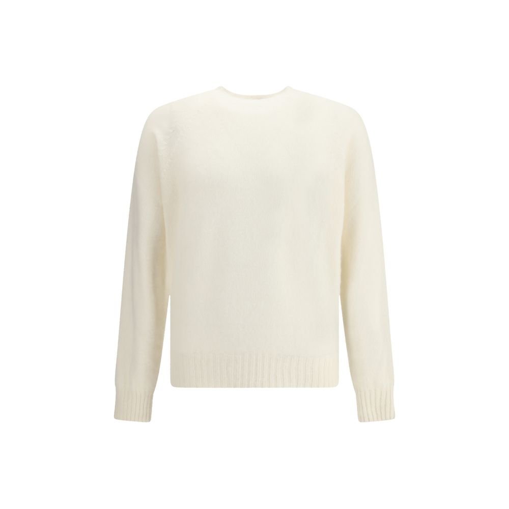 Tom Ford Cream Cashmere Cashmere Sweater - The Gentlemen's Vault