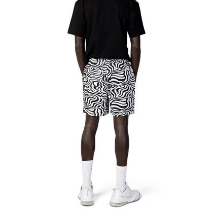 Dickies Black And White Recycled Polyester Bermuda Shorts - The Gentlemen's Vault