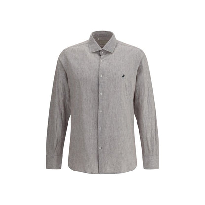 Brooksfield Cotton and linen Shirt - The Gentlemen's Vault