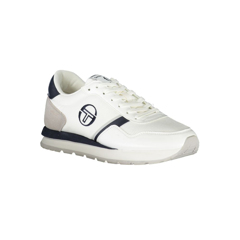 Sergio Tacchini White Polyester Sneaker - The Gentlemen's Vault