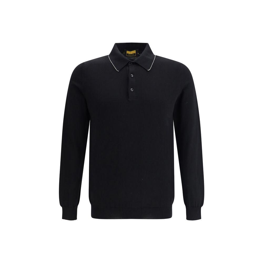 Svevo Long - sleeved Polo Shirt - The Gentlemen's Vault