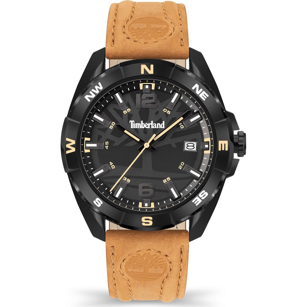 Timberland Brown Leather Dress Watch - The Gentlemen's Vault