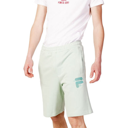 Fila Green Cotton Bermuda Shorts - The Gentlemen's Vault