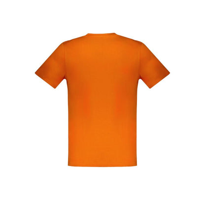 Harmont & Blaine Orange Cotton T-Shirt - The Gentlemen's Vault