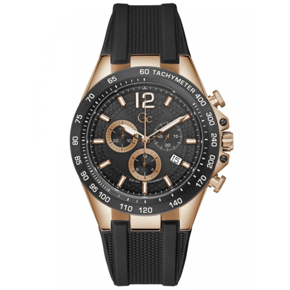 GC Black Synthetic Sport Watch - The Gentlemen's Vault