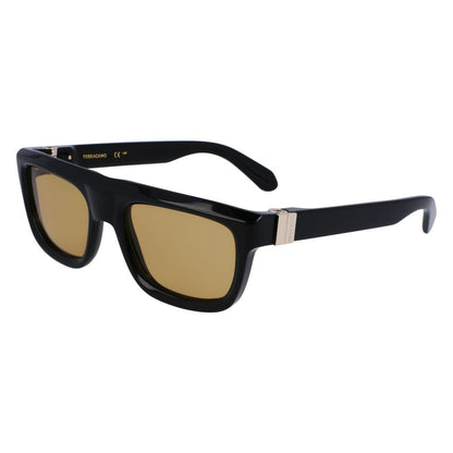 Ferragamo Black Acetate Sunglasses - The Gentlemen's Vault