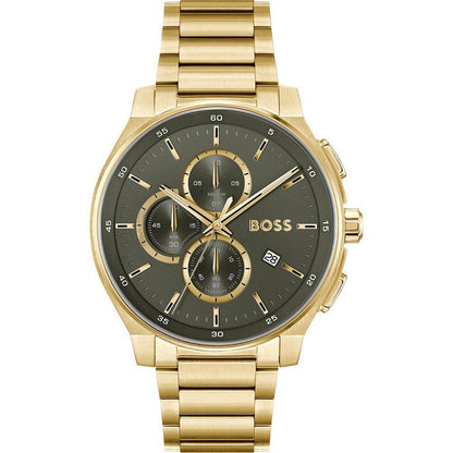 Hugo Boss Gold Stainless Steel Dress Watch - The Gentlemen's Vault